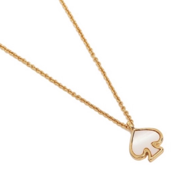 KATE SPADE • Mini Spade Pendant Necklace - Picture 3 of 9